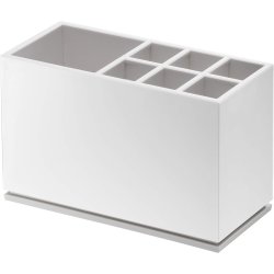 Beli Yamazaki Mist stalak minimalističkog dizajna za odlaganje do šest četkica za zube