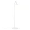 Bela samostojeća podna lampa Nordlux DFTP Mib 6 sa podesivim spot reflektorom