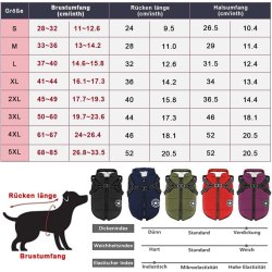Voarge ljubičasta vodootporna zimska jakna za male pse sa integrisanim amom za povodac veličina S