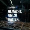 Alberts set od 3 crna držača sa šrafovima za četvrtaste stubove i panelne ograde