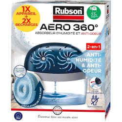 Rubson AERO 360 aparat za sakupljanje vlage sa jednom dopunom od 450g