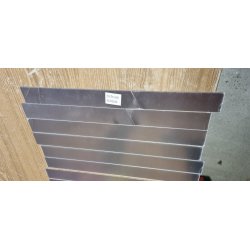 Akrilne samolepljive ogledalo trake 50x5 cm za modernu dekoraciju zida sa vidljivim napuklinama