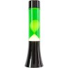 Zelena Fisura lava lampa mini 39.5cm sa hromiranom bazom i staklenim cilindrom