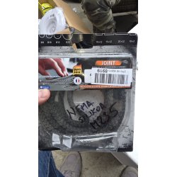 Pyro Feu crni zaptivni dihtung od staklenih vlakana Ø10 mm i 2,5 m za vrata peći i kamina, bez tube lepka