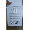 LuminexDesigns MW2121 set od dve zlatne zidne lampe sa belim abažurima bez sijalica