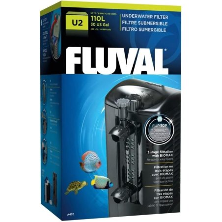 Fluval U1 unutrašnji potapajući filter za akvarijum do 55 litara sa prilagodljivim protokom vode