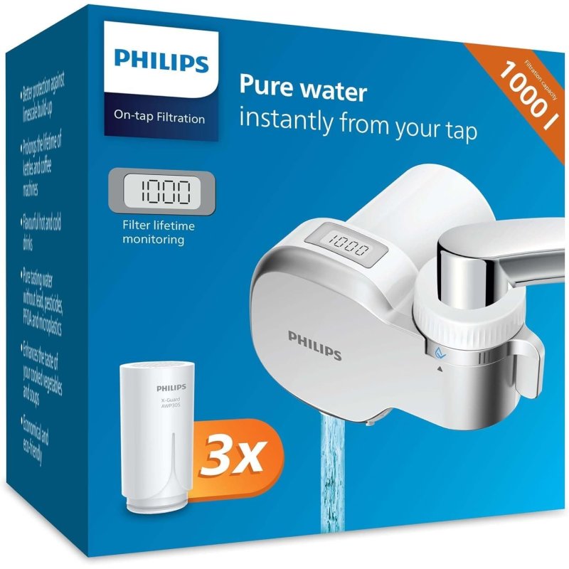 Philips AWP3705P3/10 filter za slavinu sa X-Guard tehnologijom i tri zamenjiva filtera