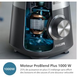 Philips HR3020/20 stoni blender iz Serije 5000 sa posudom i ProBlend Plus tehnologijom