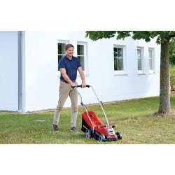 Einhell GE-CM 18/33 Li akumulatorska kosačica za travu sa oštećenom startnom ručicom, punjačem i baterijom