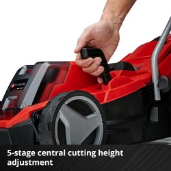 Einhell GE-CM 18/33 Li akumulatorska kosačica za travu sa oštećenom startnom ručicom, punjačem i baterijom