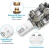 Heilmetz Multiblock set za priključak radijatora sa termostatskom glavom, beli, za centralni priključak 50 mm