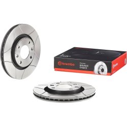 Brembo Max prednji ventilirajući kočioni diskovi 09.8695.75 dimenzija 266x22 mm sa urezima, set 2 komada