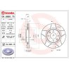 Brembo Max prednji ventilirajući kočioni diskovi 09.8695.75 dimenzija 266x22 mm sa urezima, set 2 komada