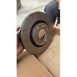 Brembo Max prednji ventilirajući kočioni diskovi 09.8695.75 dimenzija 266x22 mm sa urezima, set 2 komada