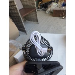 TRILINK 8000mAh punjivi USB ventilator sa klipsom, LED displejem, 5 brzina