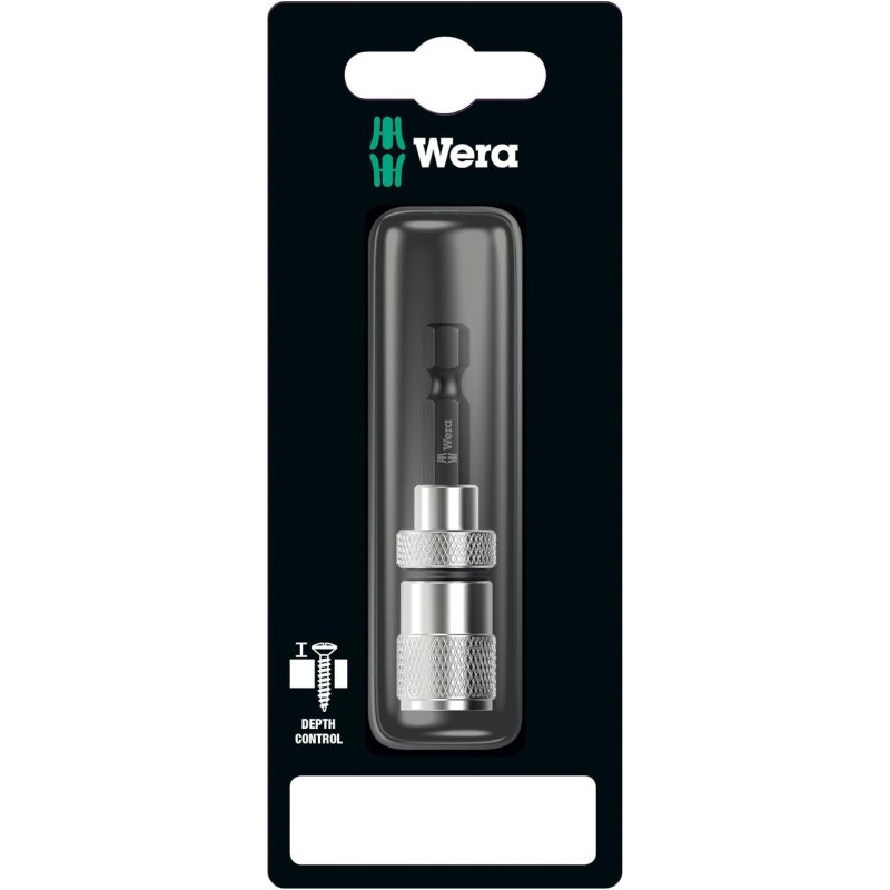 Wera 896/4/1 SB magnetni držač bitova 1/4 inča x 50 mm sa podesivim graničnikom dubine za gips-karton