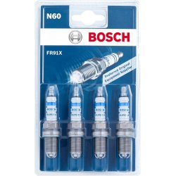 Bosch N60 FR91X Super 4 svećice za benzin motore, set od 4 komada, navoj M14x1,25