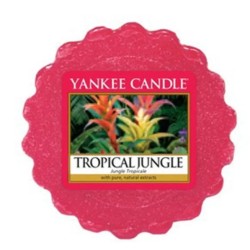 Yankee Candle Tropical Jungle mirisni vosak tart od 22 grama u obliku cvetnog kolačića za aroma lampe