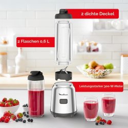 Moulinex Mix & Move LM15FD10 mini blender 300W sa dve Tritan boce od 600 ml i odvojivim noževima