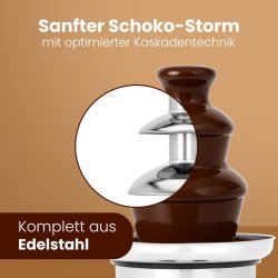 Clatronic SKB 3248 čokoladna fontana inox izgled za voće, kolače i slatki bife