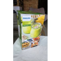 Crni Philips ProBlend Crush blender sa staklenom posudom od 2L i prenosnom flašicom