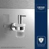 GROHE Essentials dozator za tečni sapun od stakla i metala sa poliranim hrom premazom