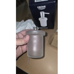 GROHE Essentials dozator za tečni sapun od stakla i metala sa poliranim hrom premazom