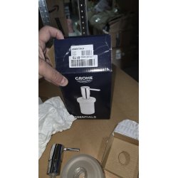 GROHE Essentials dozator za tečni sapun od stakla i metala sa poliranim hrom premazom