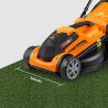 LawnMaster MX 24V akumulatorska kosilica sa zadnjim valjkom, dve baterije i punjačem
