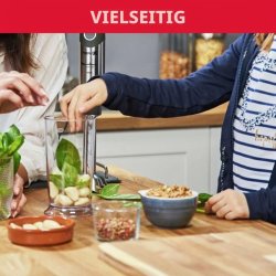 Moulinex Quickchef DD655810 štapni mikser sa posudom, seckalicom i mutilicom od nerđajućeg čelika