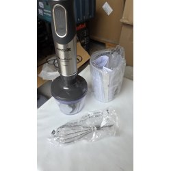 Moulinex Quickchef DD655810 štapni mikser sa posudom, seckalicom i mutilicom od nerđajućeg čelika