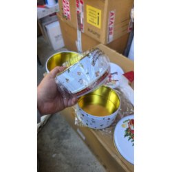 Villeroy & Boch Winter Collage trodelni set limenih kutija za kekse sa prazničnim motivima
