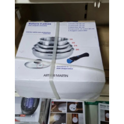 Arthur Martin Inox Set Posuđa 6/1 | Uklonjiva Ručka | Za Indukciju | Outlet BGD
