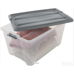 Iris Ohyama Set 5 Kutija 45L | New Top Box | Zatvaranje klipsama