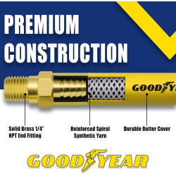 Goodyear Whip Pneumatsko Crevo 3/8 inča – 6ft, 250PSI | Outlet BGD