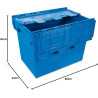 Tayg 6444-T Euro-Box 75L Kutija za Alat – 60x40x44cm | Outlet BGD
