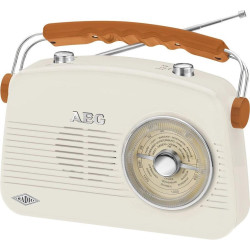 Krem AEG NR 4155 prenosni retro FM/AM radio sa teleskopskom antenom i AUX ulazom