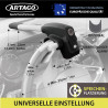 Artago 870 Brava za Volan – 120dB Alarm, Svetlosno Upozorenje | Outlet BGD