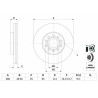 BOSCH BD1023 Kočioni Disk 0 986 479 088 Set od 2 – Audi, VW | Outlet BGD