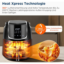 Midea MF-CN40C2 Air Fryer 4L | Outlet BGD