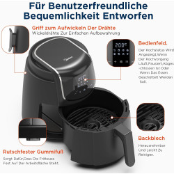 Midea MF-CN40C2 Air Fryer 4L | Outlet BGD