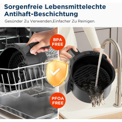 Midea MF-CN40C2 Air Fryer 4L | Outlet BGD