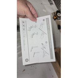 Zidni nosač spoljne jedinice klime, 420x400 mm, bela | Outlet BGD