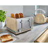 Swan Retro Toster za 4 Parčeta 1600W – Krem | Outlet BGD
