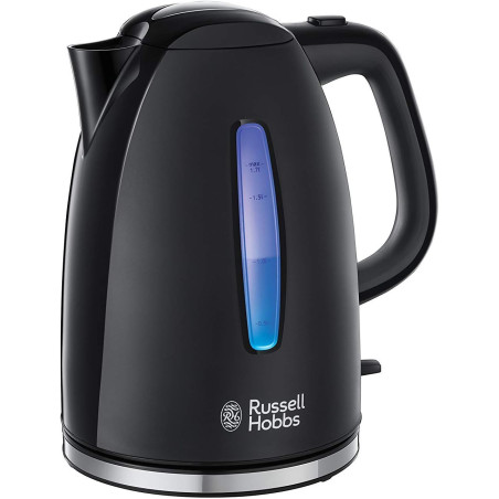 Crni Russell Hobbs Textures Plus 22591-70 električni bokal ketler zapremine 1.7 l